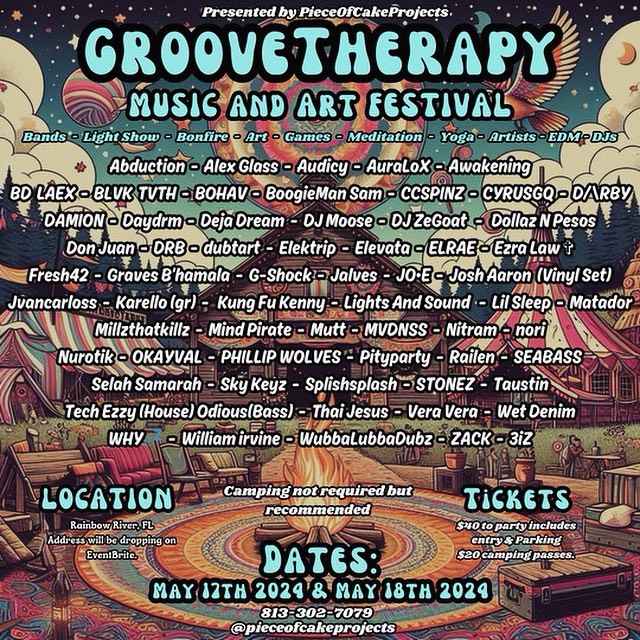 Groove Therapy Music & Art Festival - The Wandering Jew LLC